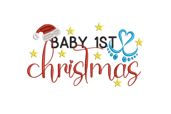 Baby 1st Christmas Embroidery Design Review