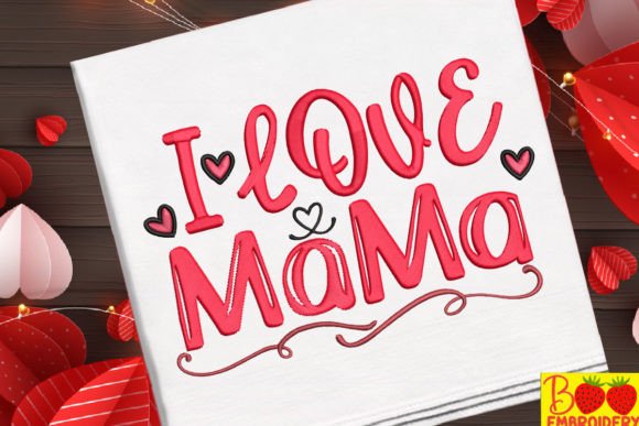 I Love Mama Embroidery Review for Boutique Apparel