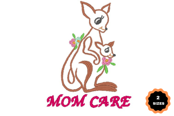 Kangaroo Mother with Baby: A Holiday Embroidery Review