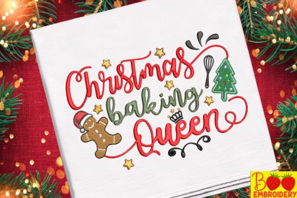 Review: Christmas Baking Queen Embroidery Design