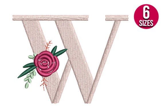 Review: Floral Alphabet W Letter for Gifts