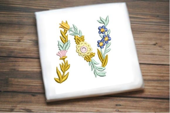 Review: Letter N in Beautiful Flower Design