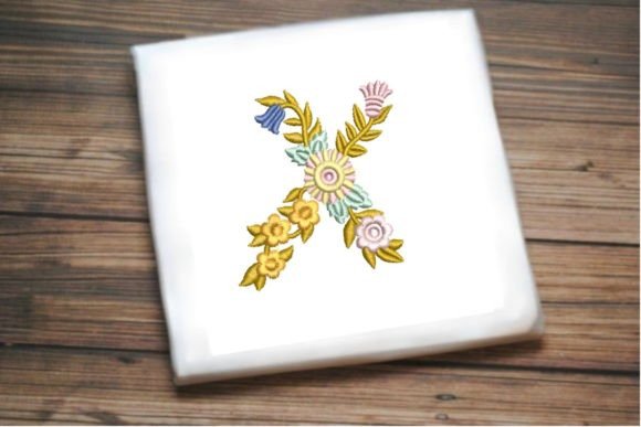 Review: Letter X in Beautiful Flower Design