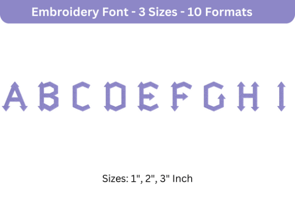 Reviewing Arrowhead Lake Font Uppercase A to I