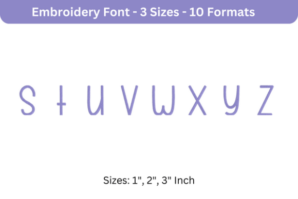 Reviewing Beautiful Font Lowercase S to Z for Craft Fairs