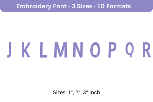 Reviewing Bimbo Font Uppercase J to R for Craft Fairs