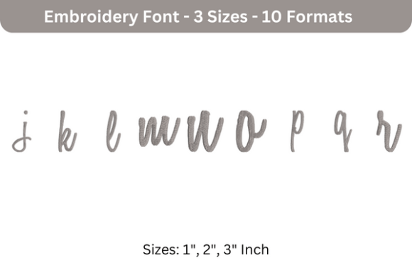 Sweet Bee Font J–R Review for Boutique Apparel