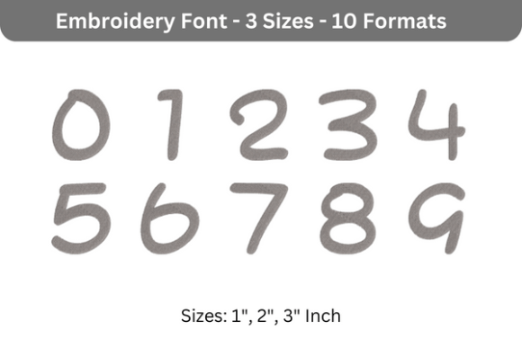 Toon Time Font 0 to 9: A Playful Pick for Back to School Gear